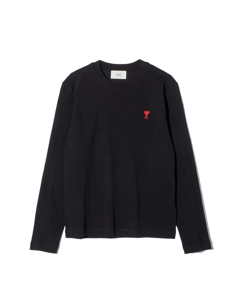 AMI PARIS ロングスリーブTシャツ M ブラック Black Red Ami De Coeur Long Sleeves T-Shirt | AMI PARIS